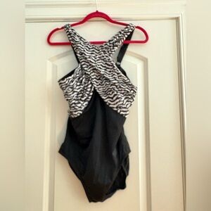 Coco Reef Zebra Print One Piece Swimsuit